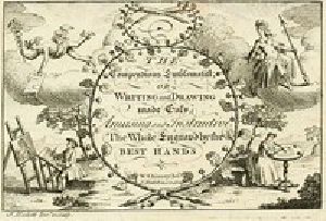 [Gutenberg 44815] • Writing and Drawing Made Easy, Amusing and Instructive / Containing the Whole Alphabet in All the Characters Now Us'd, Both in Printing and Penmanship